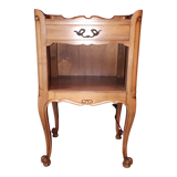 Louis XV style bedside table in walnut