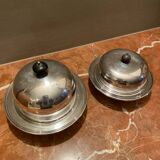 Jolie set de deux anciennes cloches à caviar