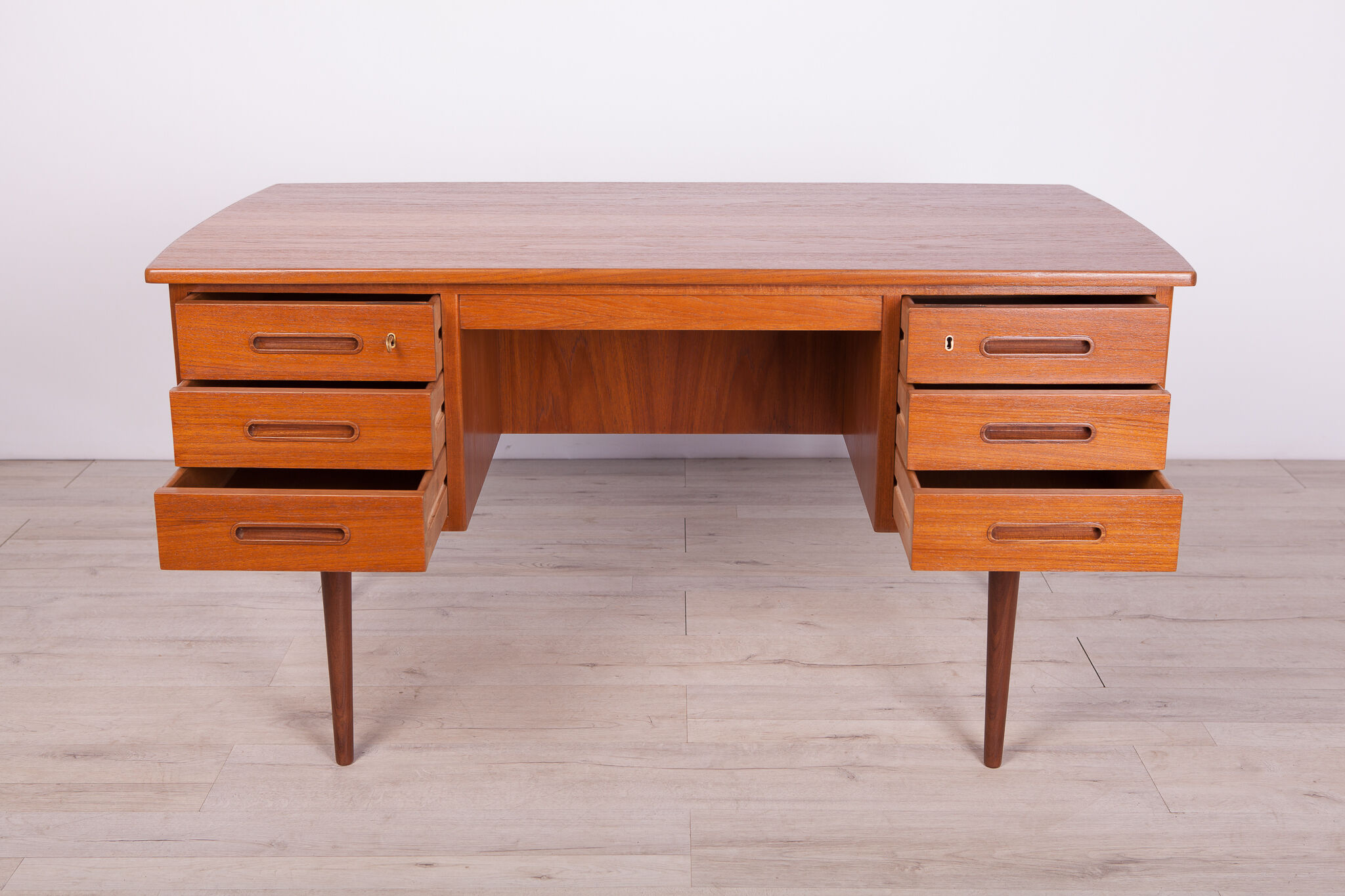 Mid-Century Danish Teak Desk, 1960s