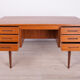 Mid-Century Danish Teak Desk, 1960s