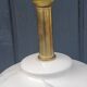 Lamp from the house Le Dauphin in ceramic and gilded brass
