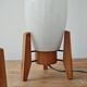Lampe de table Drevo Humpolec opaline verte type 107/S