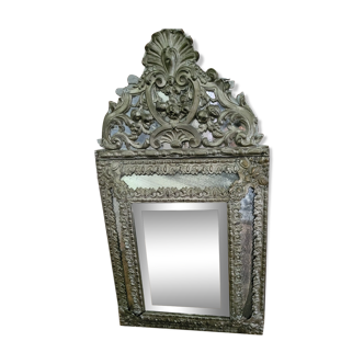 Old mirror with parcloses