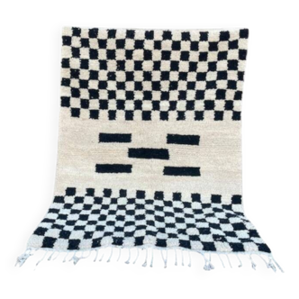 Tapis beni ouarin fait main traditionnelle taille 150 x 250 cm