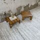 End stools for sofas pine mountain furniture 1960