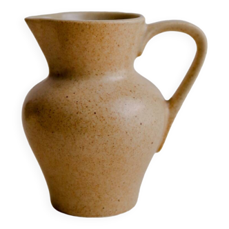 Small speckled stoneware milk jug
