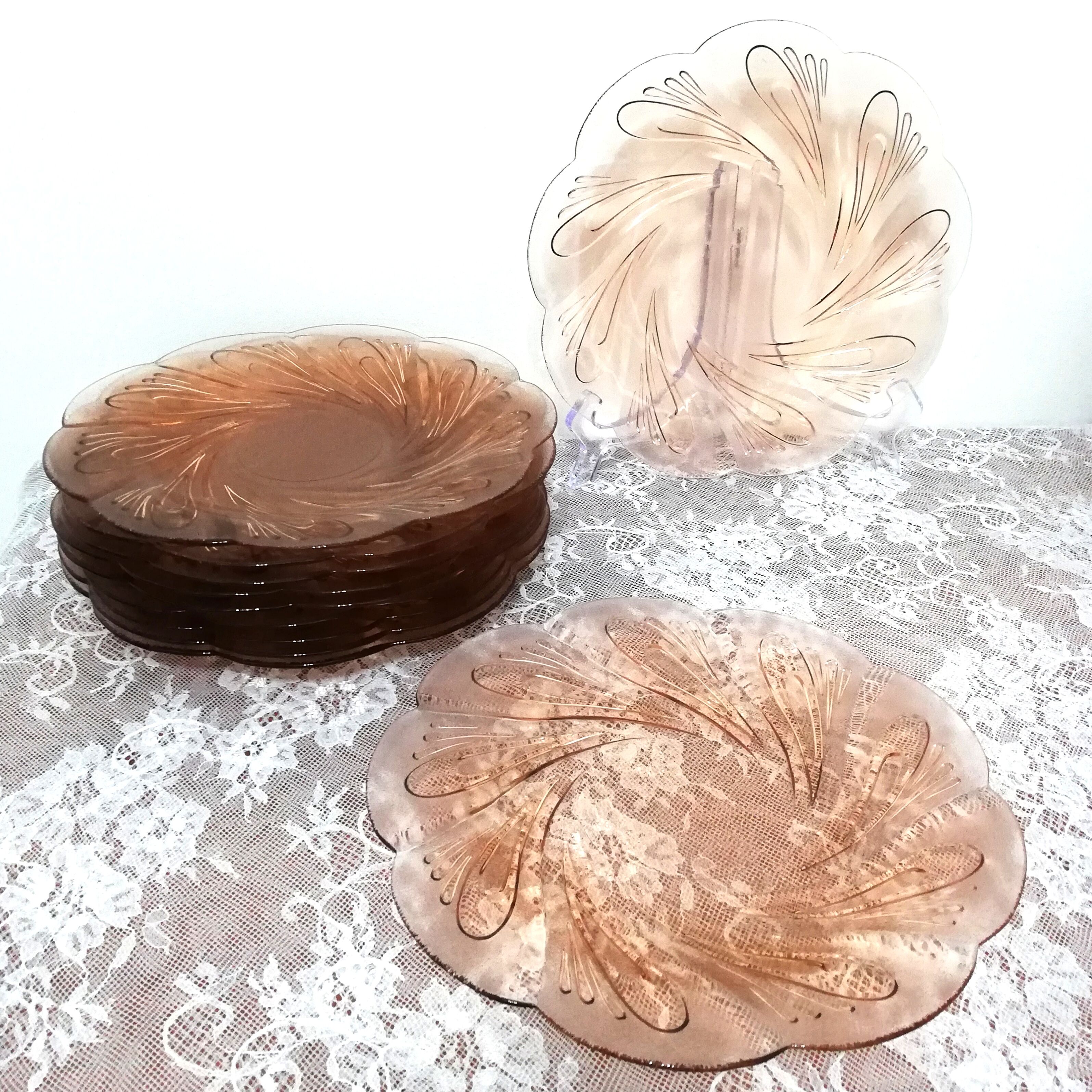 10 Kig Indonesia Roseline Glass Plates