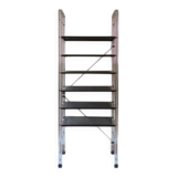 90s chrome metal bookcase shelf