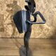 Alain Longet (1950- ), metal sculpture, turnkey accordionist, art XXth