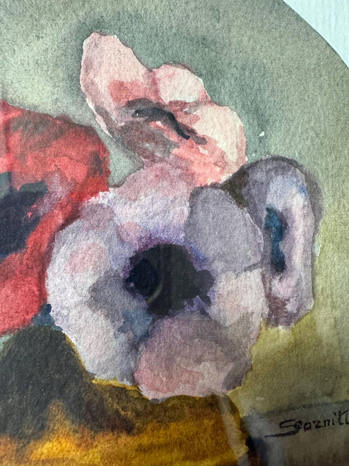 Still life with Nasturtiums signed Cornillon 20th century