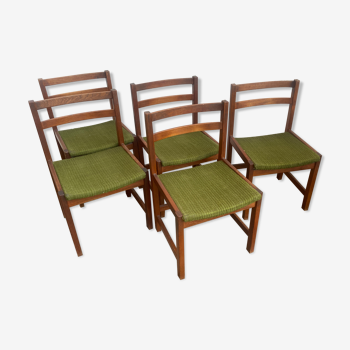 Serie de 6 chaises Ulferts Tibro Sweden -