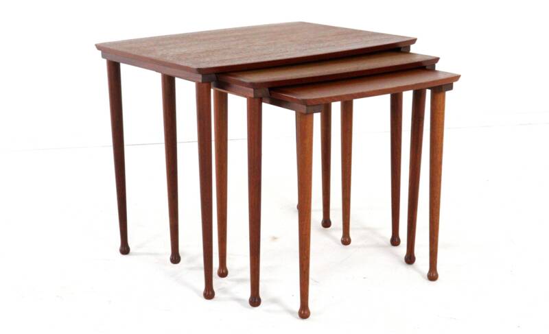 Jørgen Aakjær Jørgensen for Møbelintarsia nesting tables - danish design