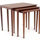 Jørgen Aakjær Jørgensen for Møbelintarsia nesting tables - danish design