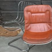 Chrome chair Gastone Rinaldi