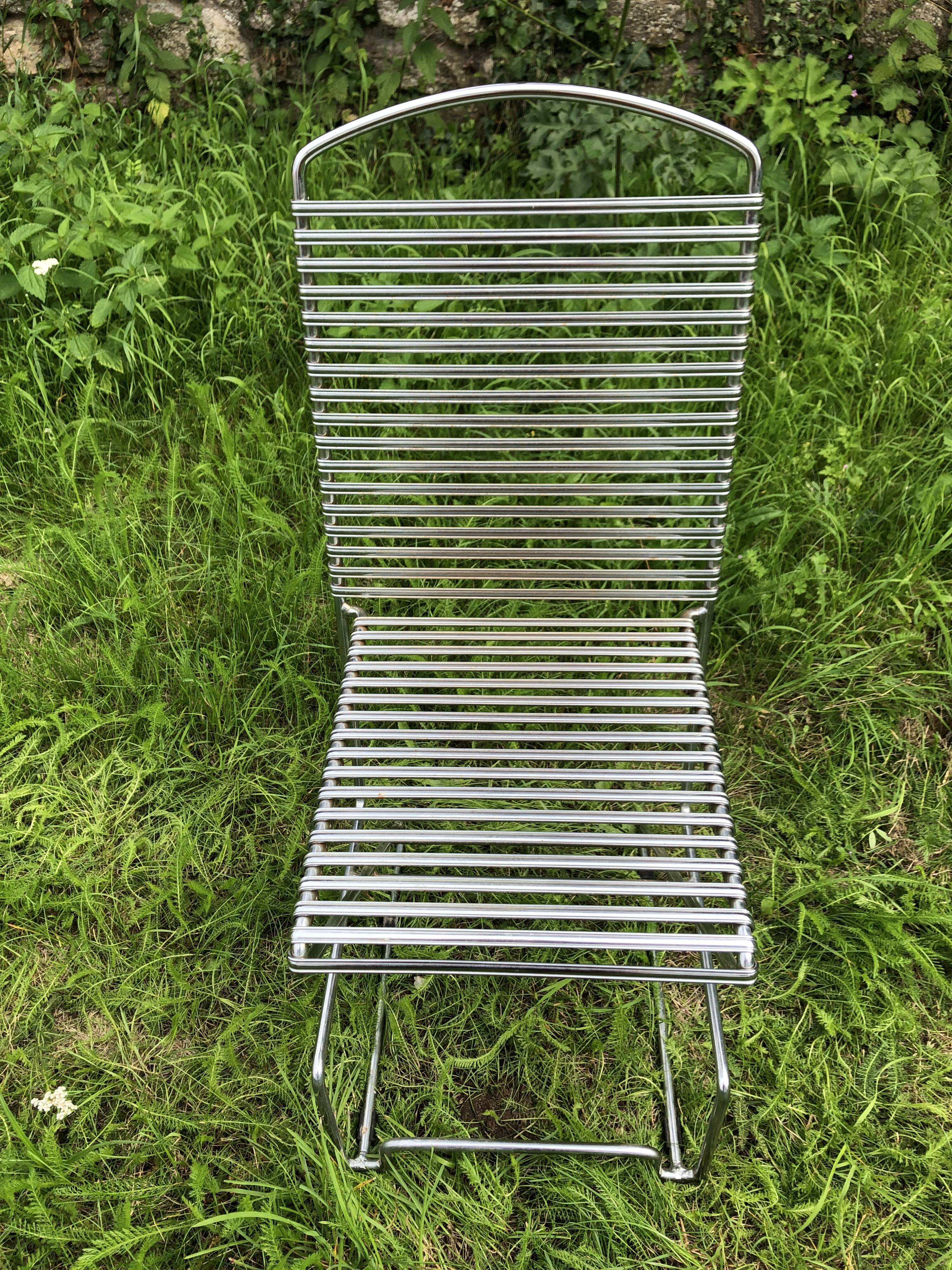 "Kreuzschwinger" chairs for Schlubach by Till Behrens