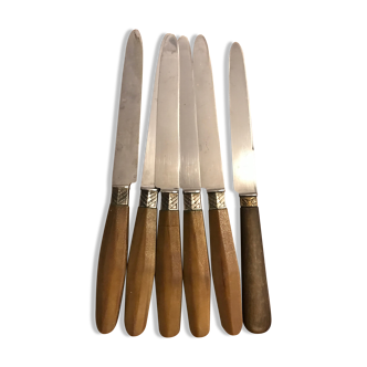 Set of 6 antique knives