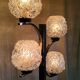 Lampadaire 4 feux style moderniste - années 50/60