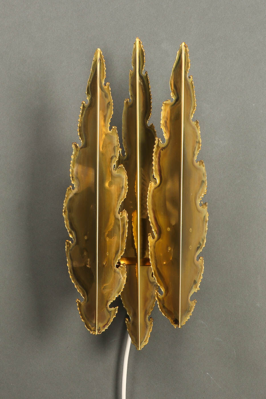 Scandinavian wall lamp by Svend Aage Holm, 1960 in brass