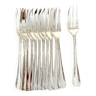 Christofle boréal, 12 dessert cake forks very good condition