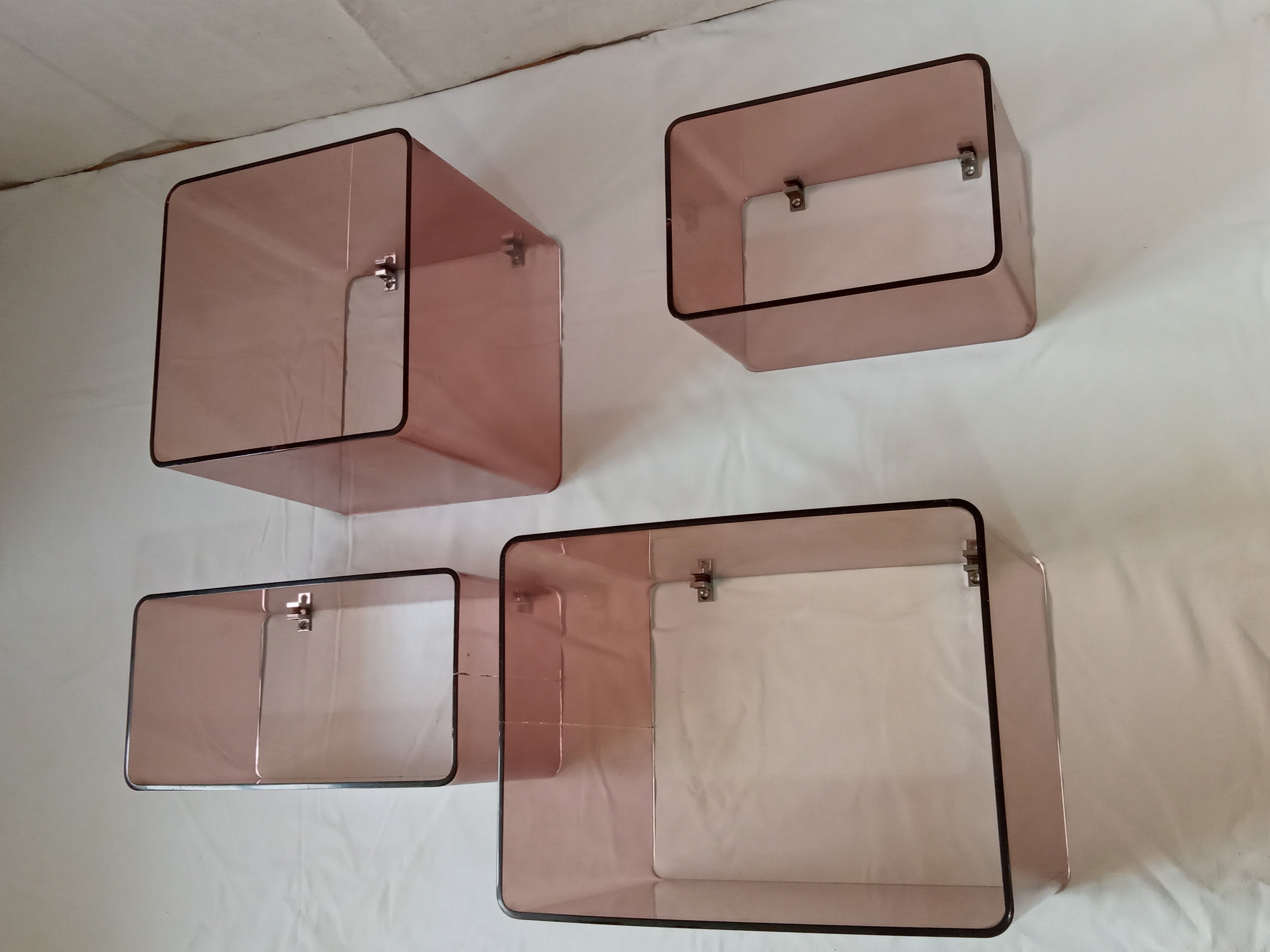 Plexiglas shelves 1970