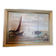 Oil on canvas Marine