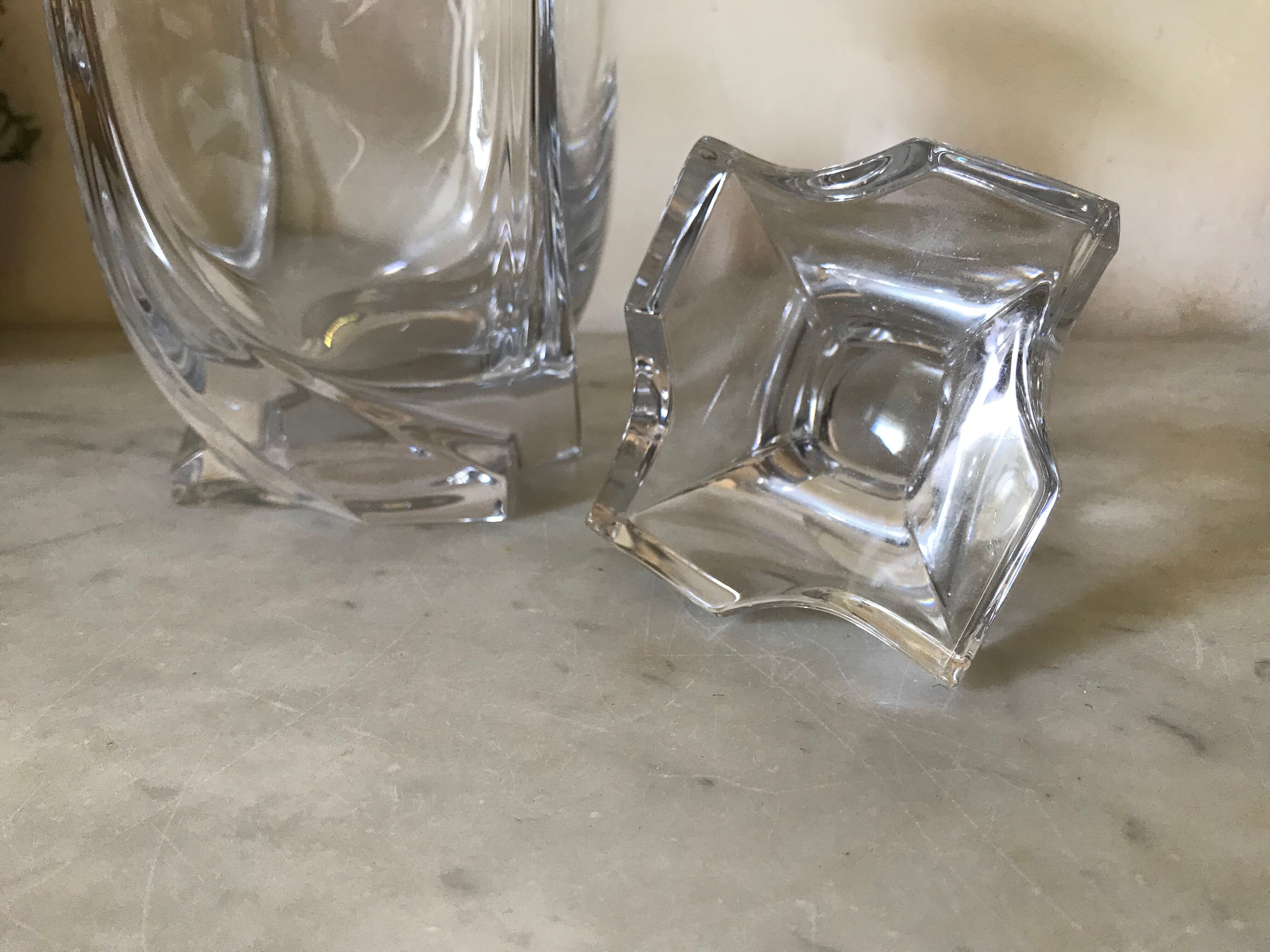 Crystal whisky carafe