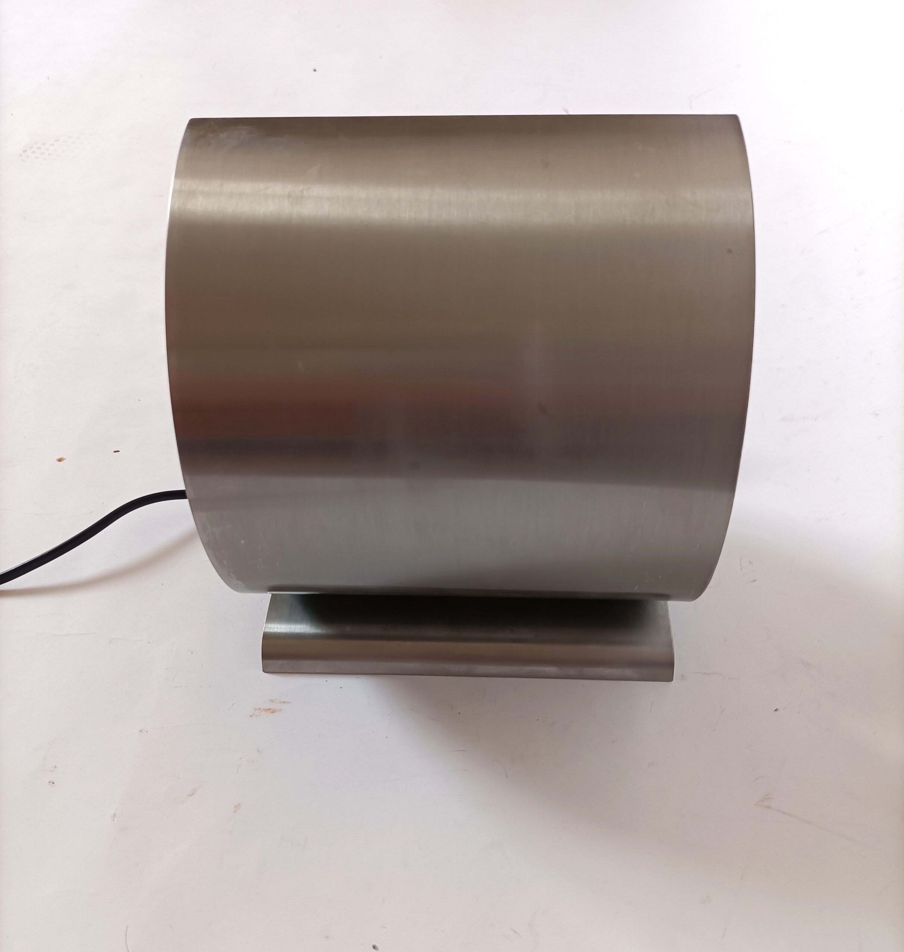 Modular lamp brushed aluminum 1970