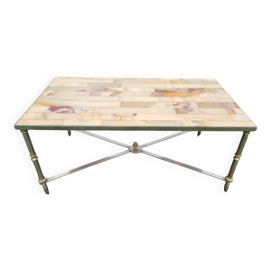 Table basse en marbre - onyx