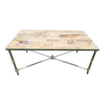 Marble and onyx coffee table 1960s/70s
