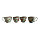 Lot 4 tasses haviland limoges pate celadon au coq