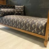 Art Deco chaise longue bench