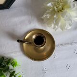 Brass hand candlestick