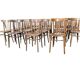 Chaise bistrot vintage en bois / chaise de café / chaise