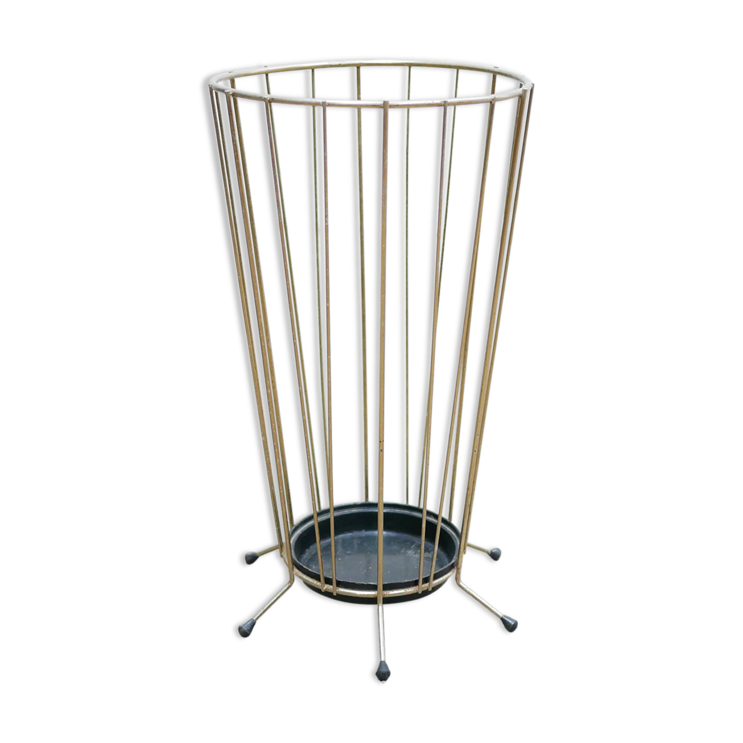 Vintage brass umbrella holder