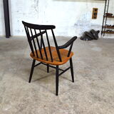 Scandinavian designer armchair Jari 1950