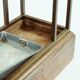 Art Deco Amsterdam School umbrella stand in bonze and oak, The Netherlands, 1920s