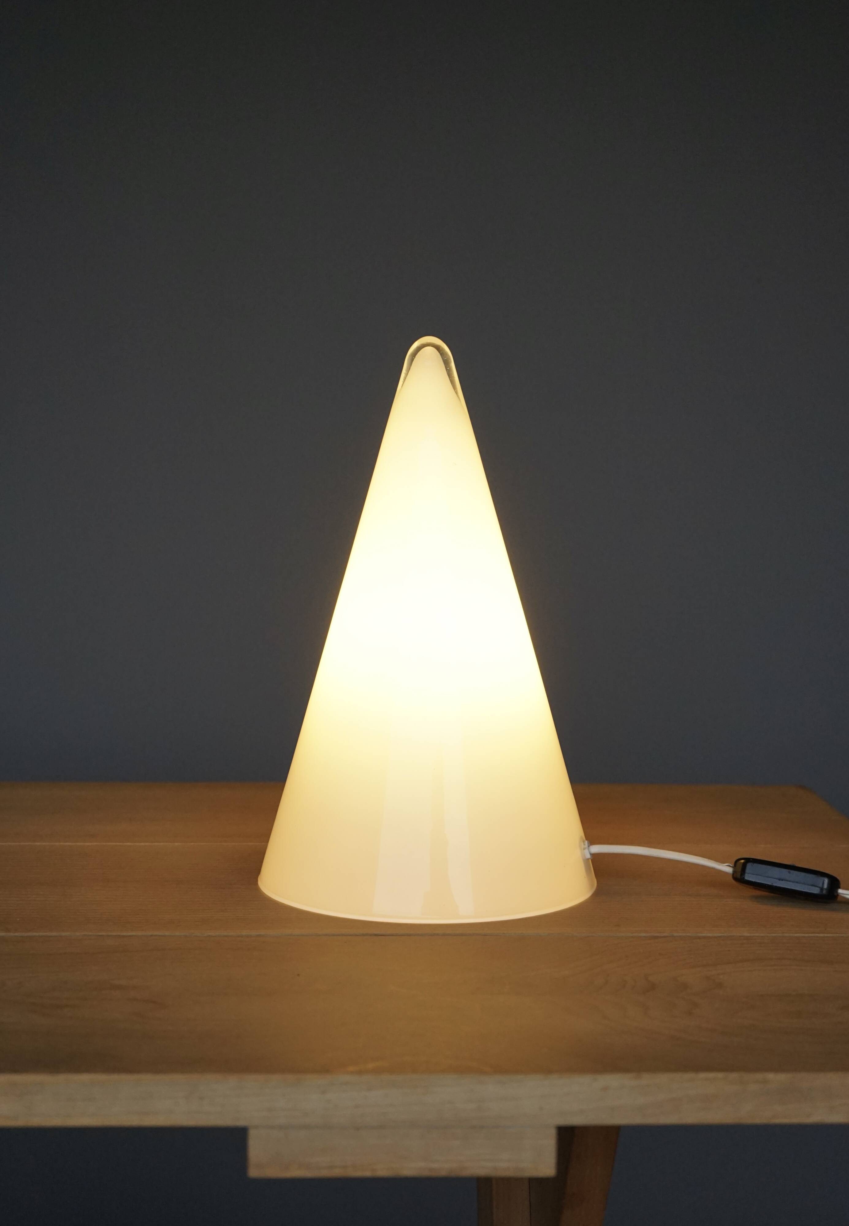 Lampe de table SCE en verre tipi XXL 37 cm
