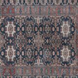 Tapis noué à la main turc vintage 142x155 cm