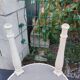 Tabouret pouf ancien style louis xvi