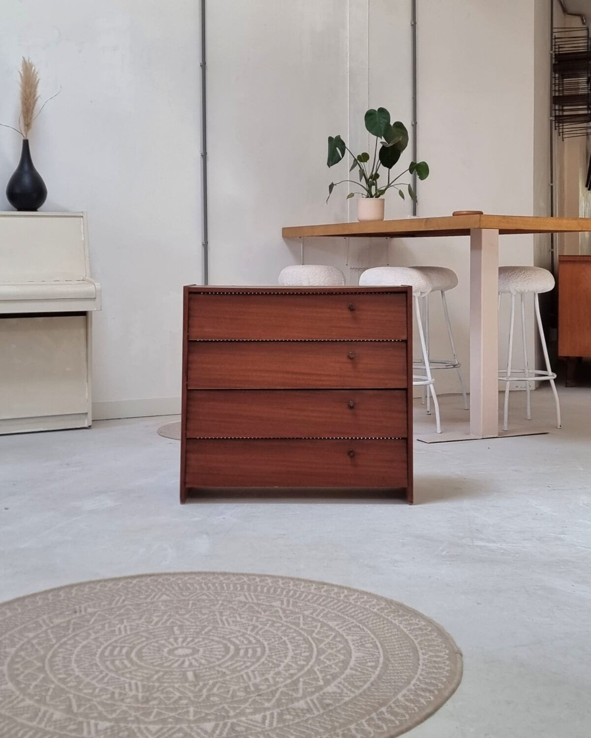 Mid-century shoe cabinet