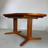 Danish midcentury teak dining table 1960s by Skovby