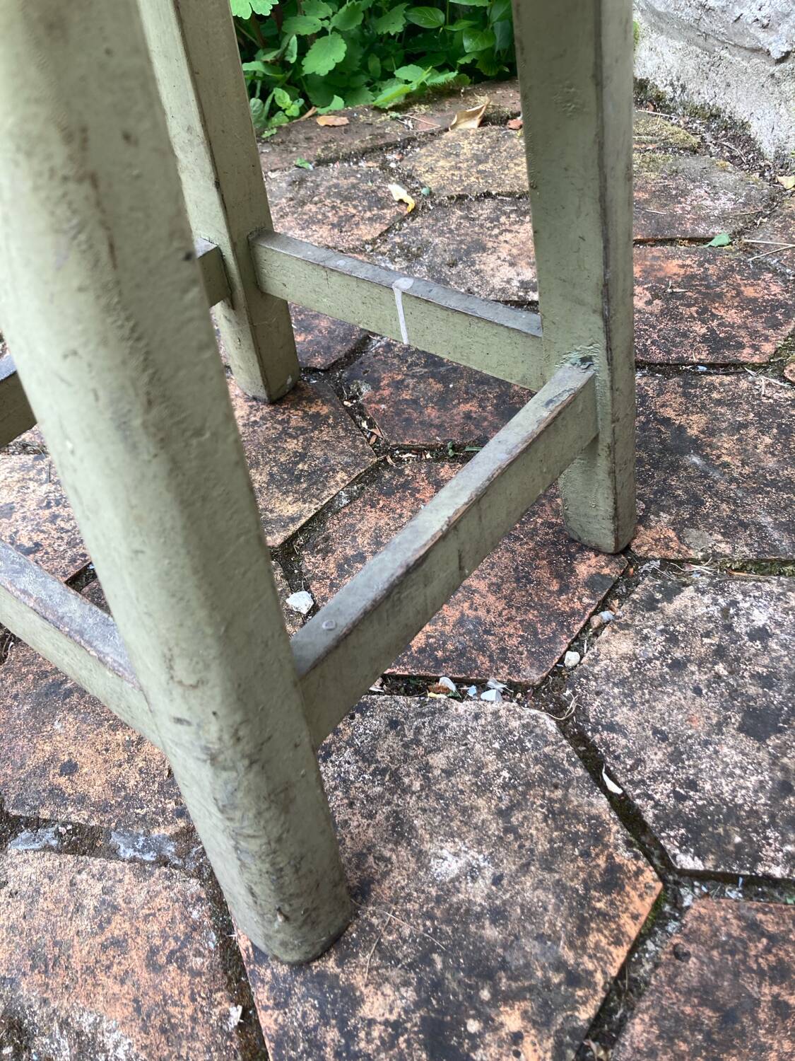 Vintage workshop stool