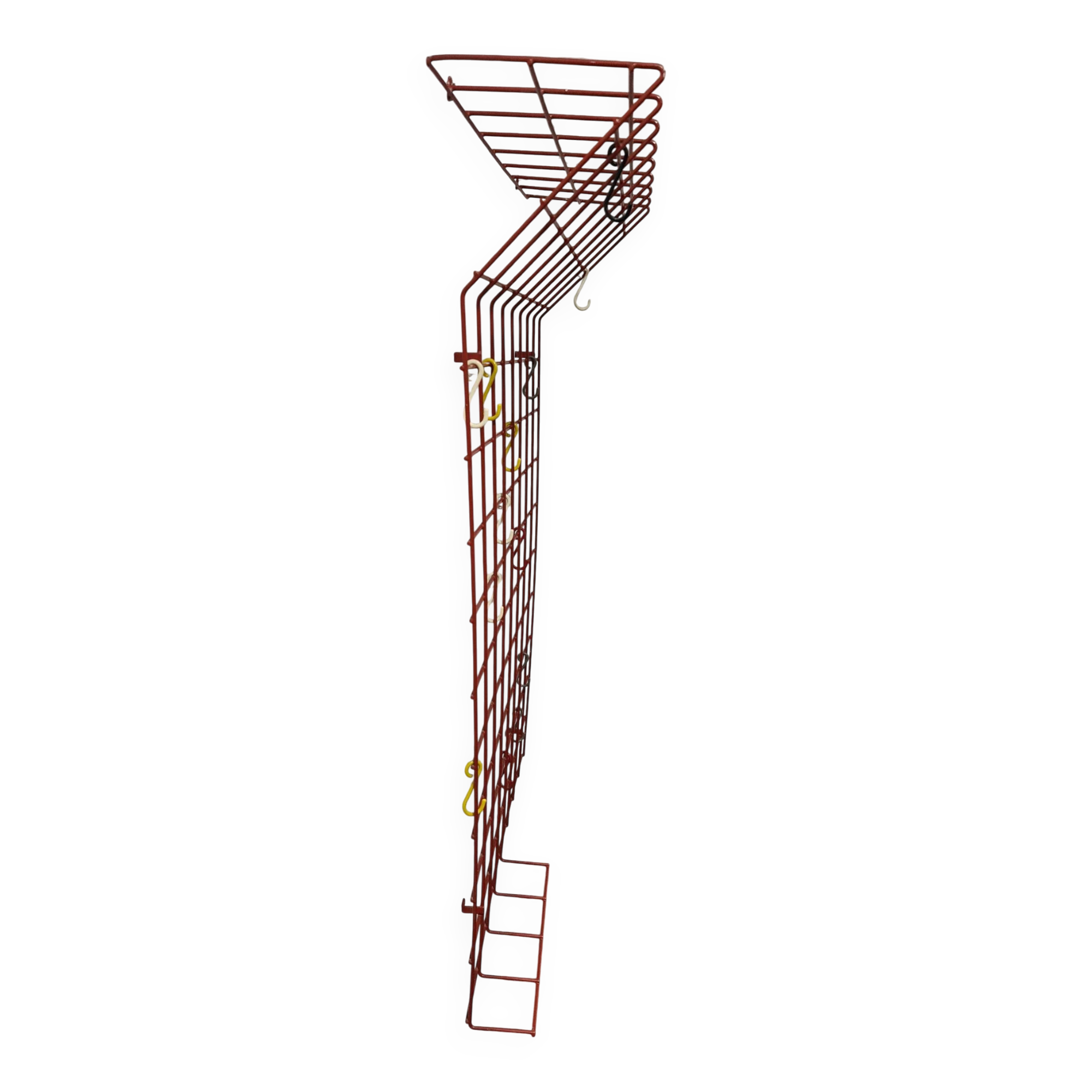 Vintage metal wire,string like ,wall mounted coat rack