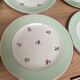 Set of 6 flat plates l'Amandinoise