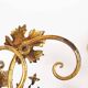 Stunning set of vintage Italian gilt florentine sconces by Biasca