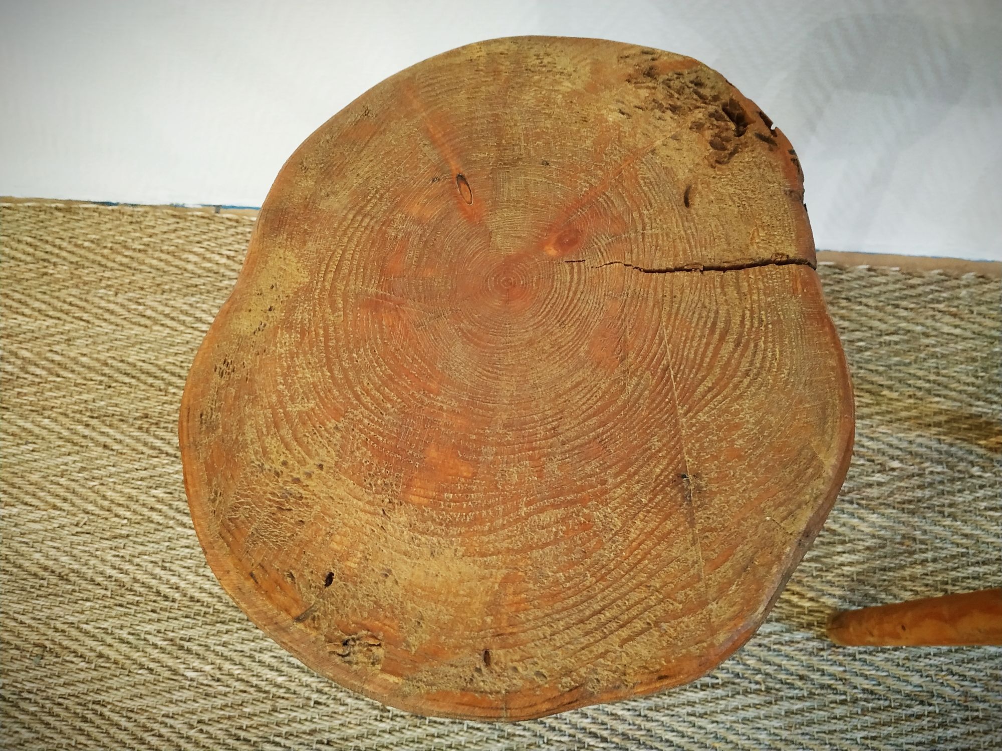 Pair of brutalist stools