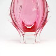 Mid-century modern vase, glass, designed by J. Hospodka, Czechoslovakia, 1960s