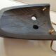 Ethnic ebony wood mask for display or hanging.