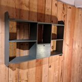 Wall shelf with lockers
