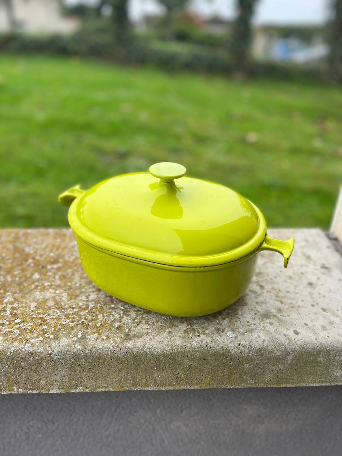 Vintage cocotte le creuset Mama 25 par enzo mari